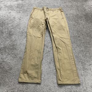 Levi's Chino Khaki Pants Mens 32x28.5 Brown Straight Leg Cotton Casual Outdoor